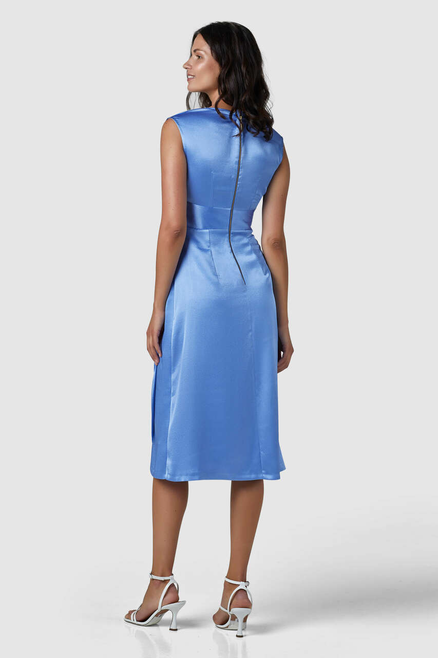 Beth A-Line Dress (Blue)