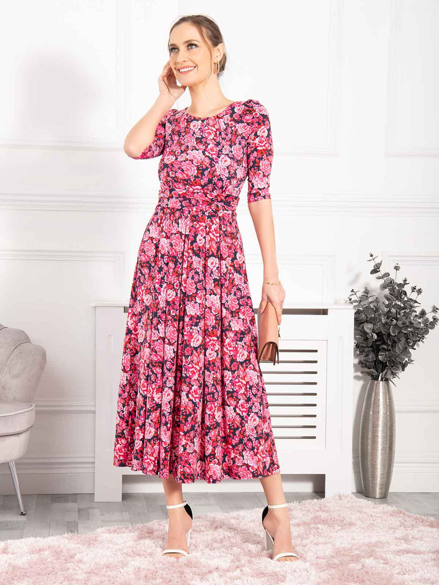 Jolie Moi Sienna Floral Maxi Dress