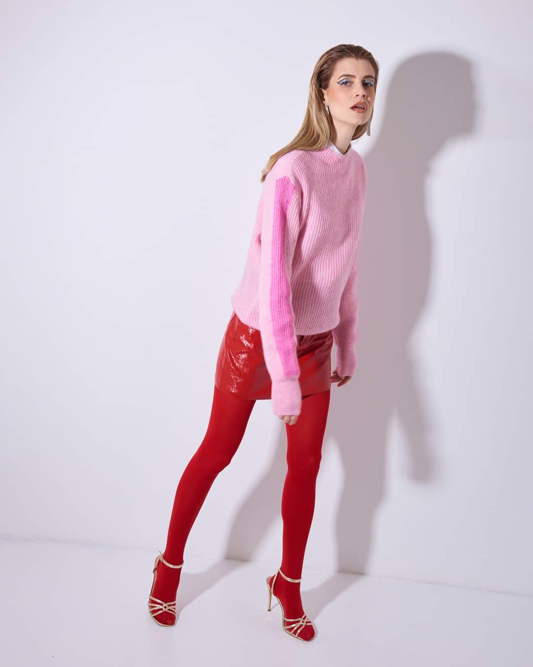 Rosa Knitted Jumper (Pink)