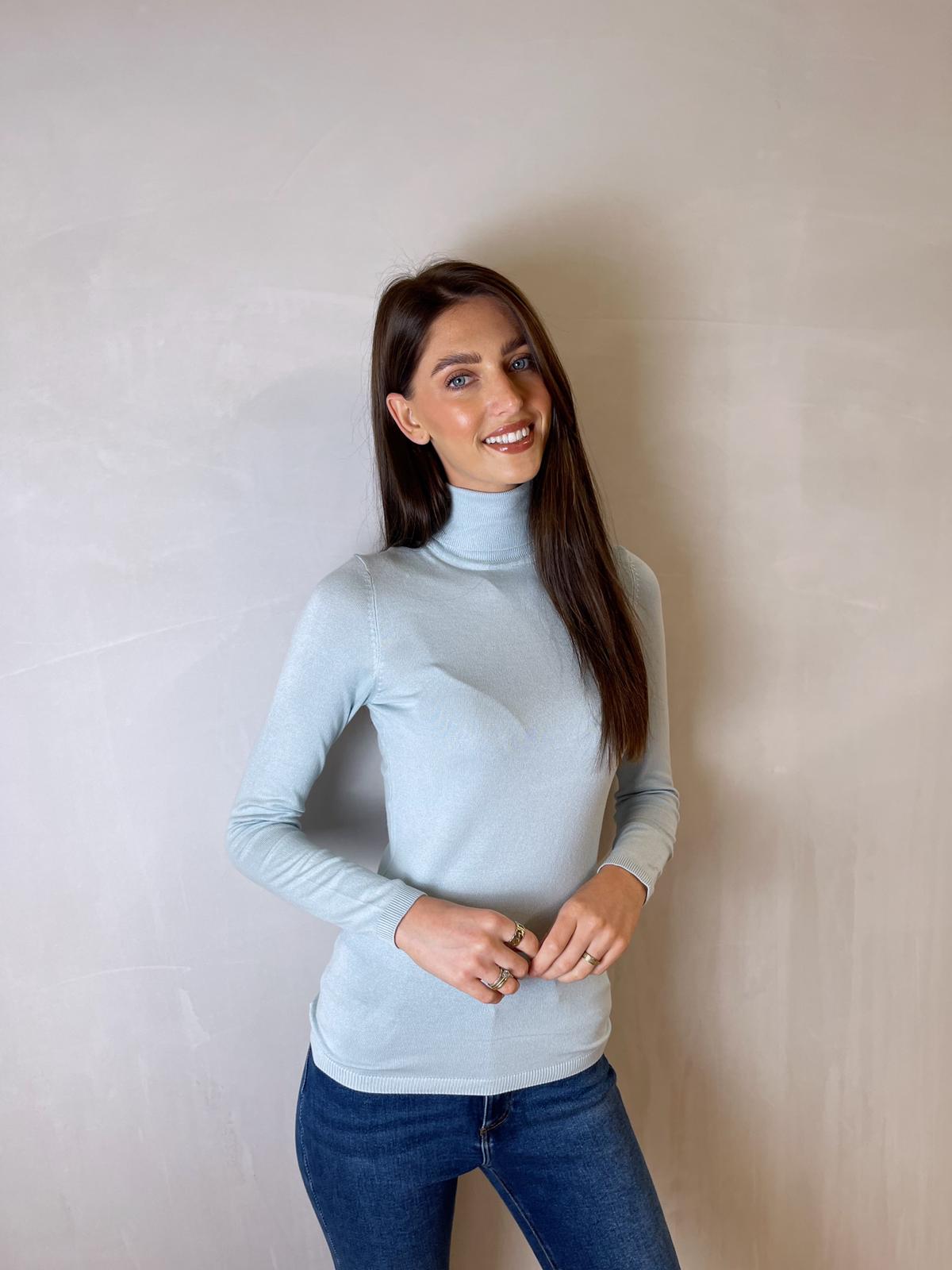 Janet Polo Neck (Blue)