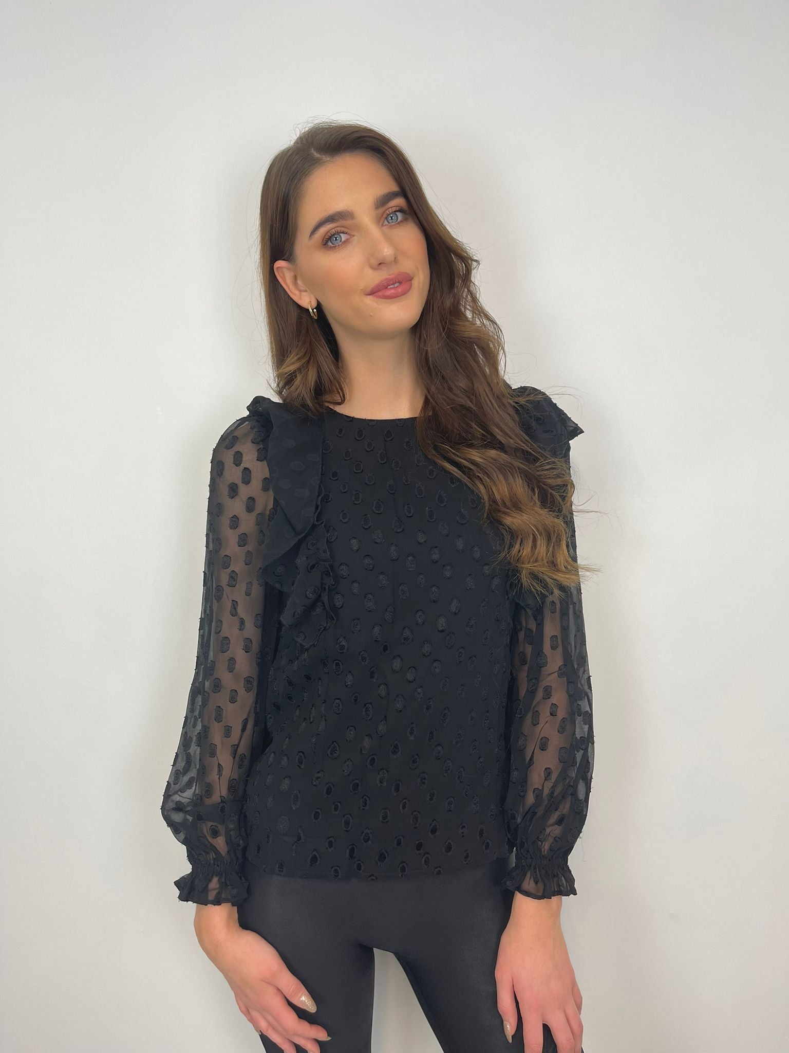 Stacey  Blouse (Black)