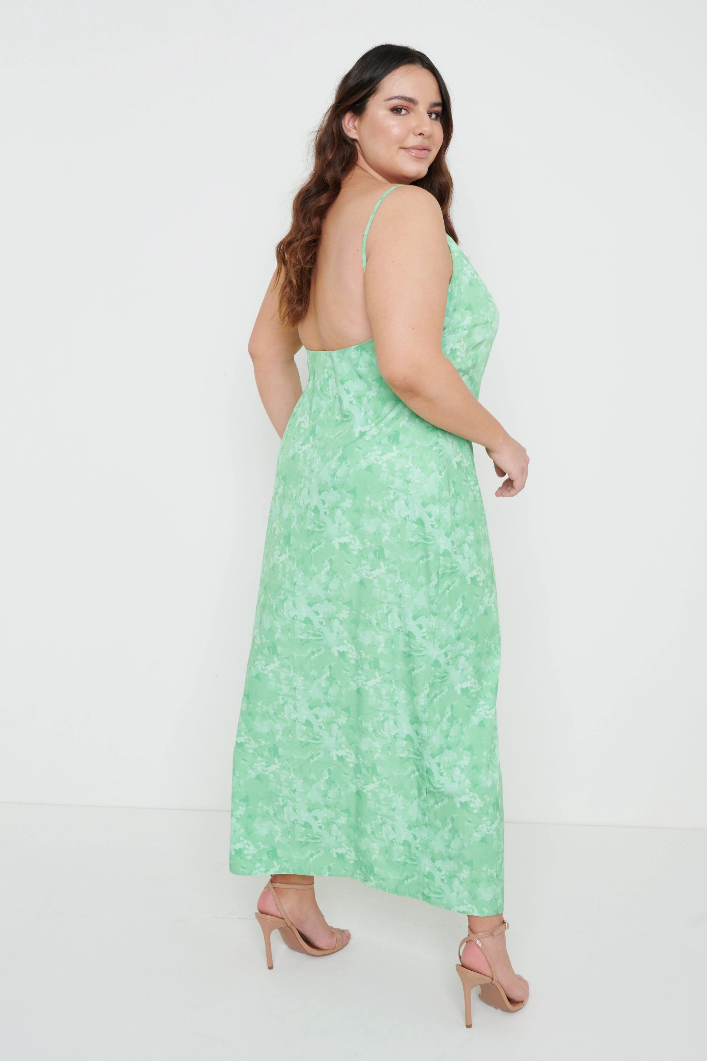Keisha Midaxi Dress (Green)