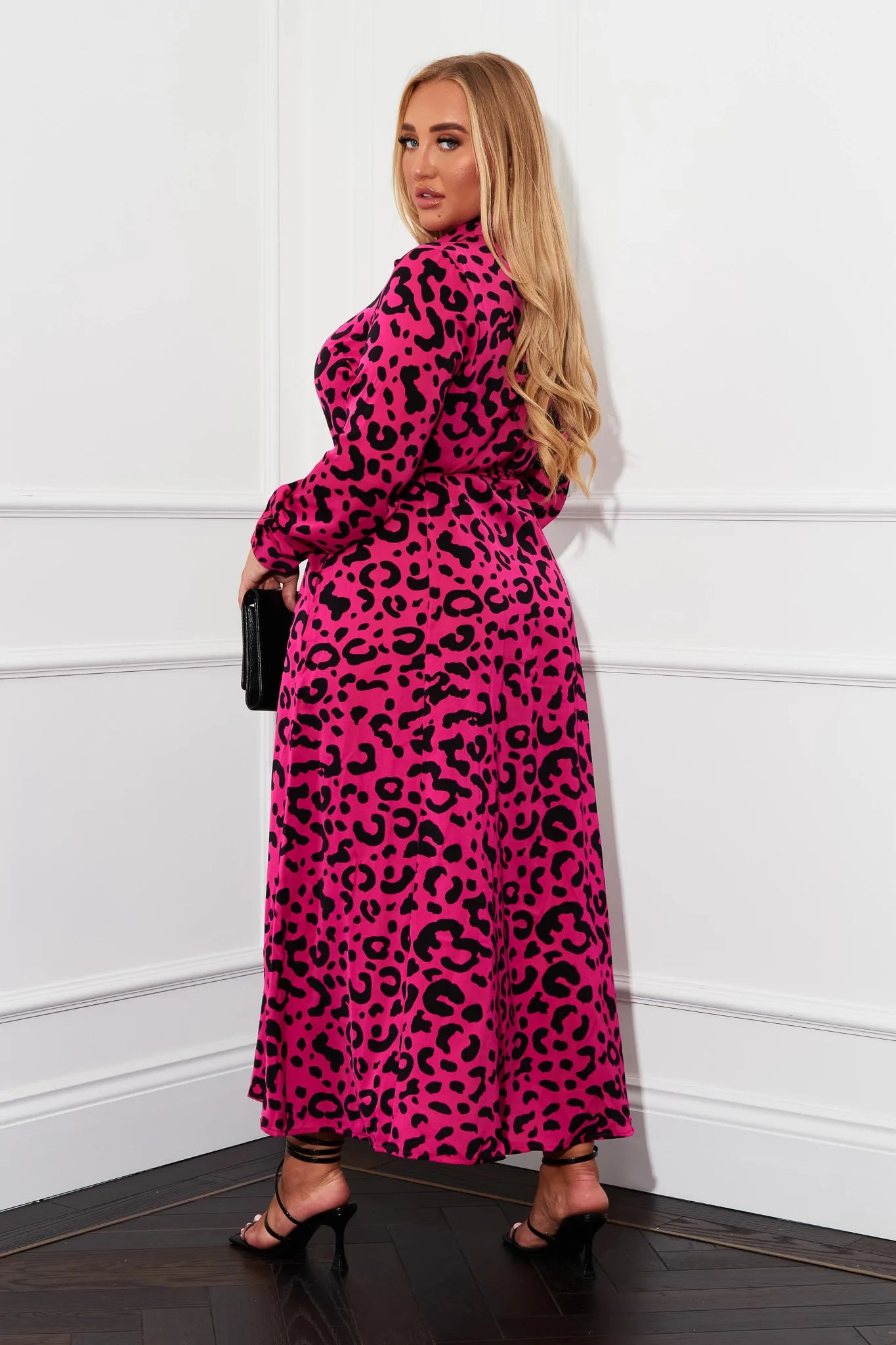 Brielle Shirt Maxi Dress (Pink)
