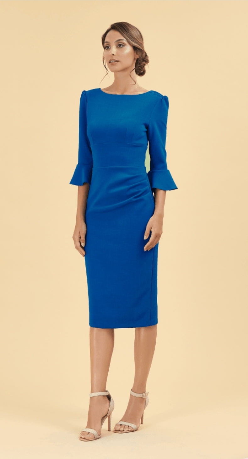 Odelle Pencil Dress (Cobalt Blue)