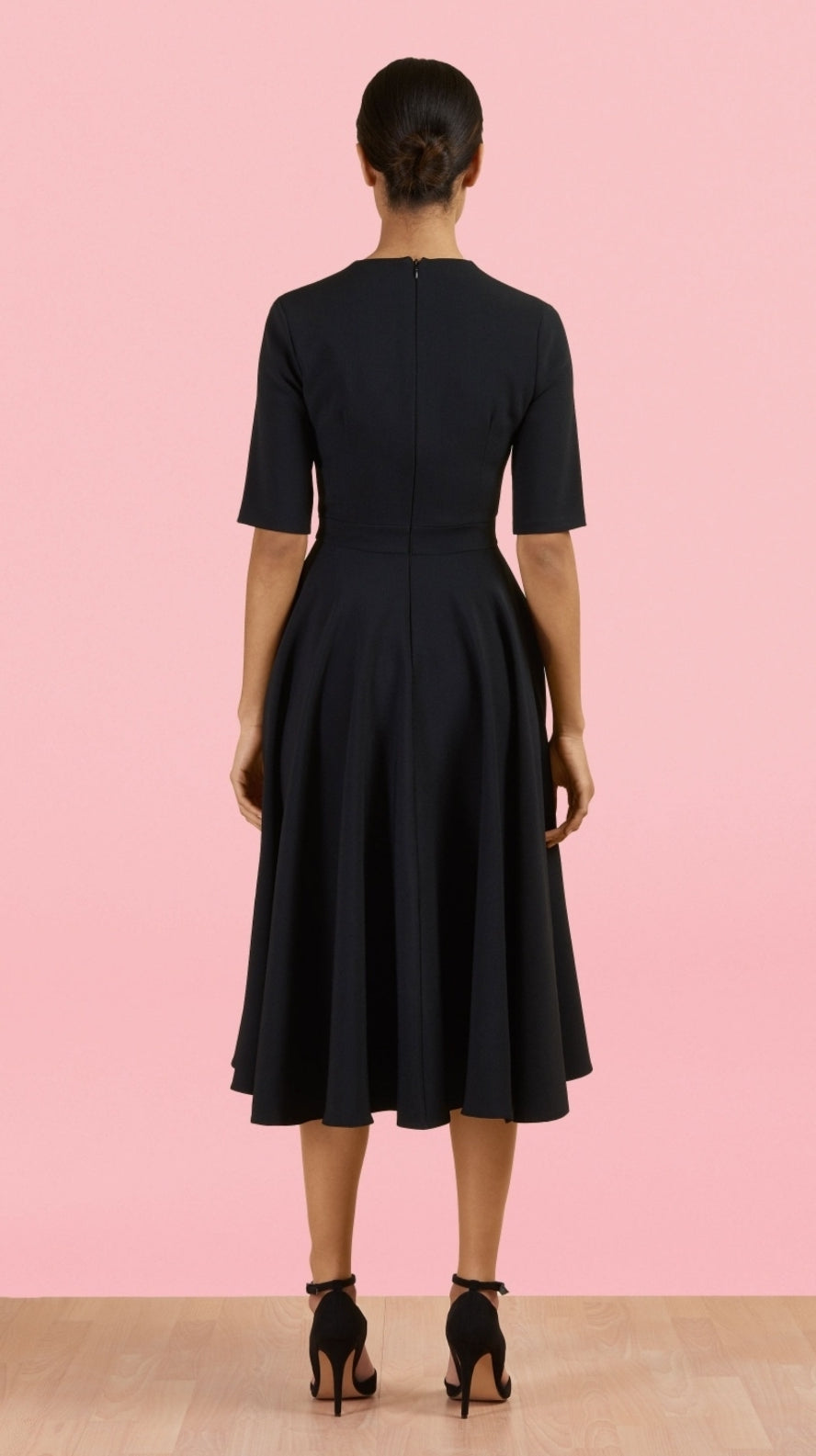Myla Midi Dress (Black)