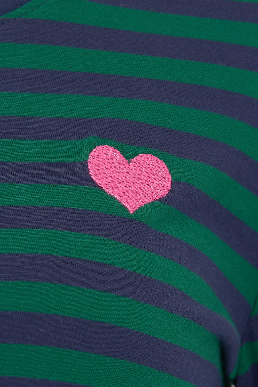Brunswich Top | Candy Heart (Navy/Green)