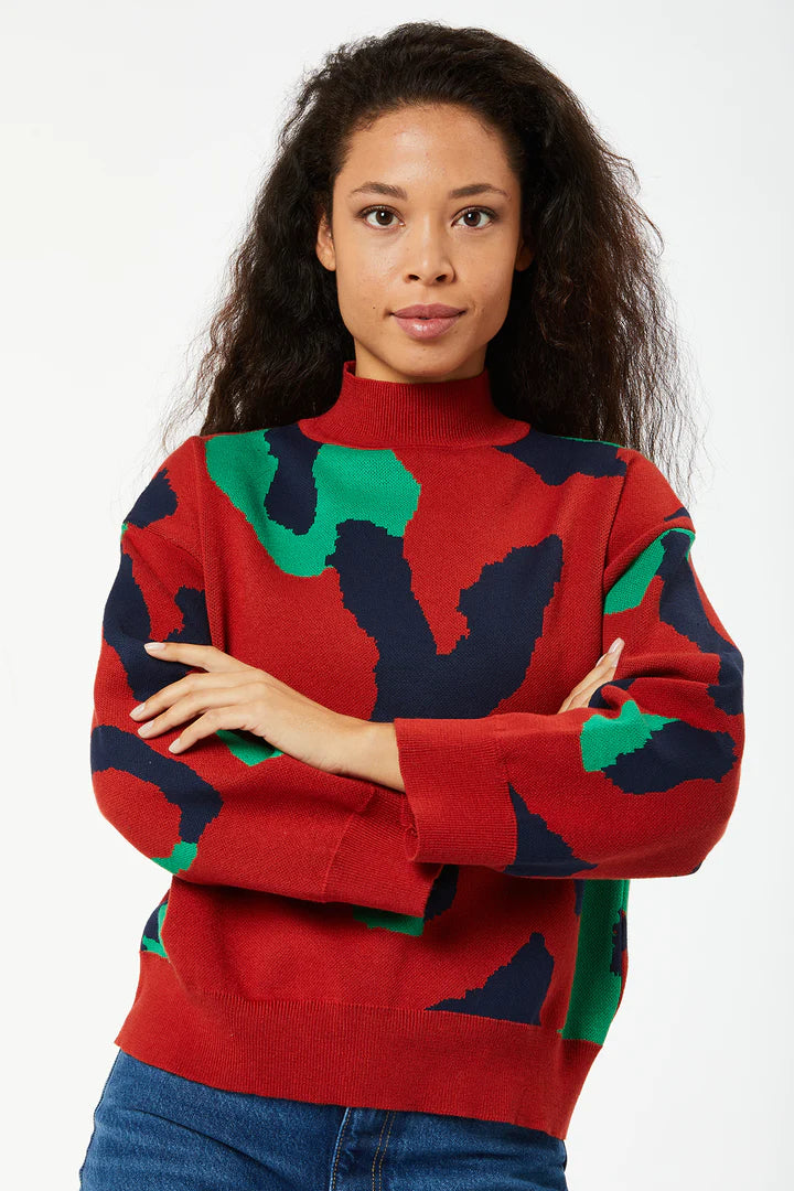 Jeremy red womens jumper