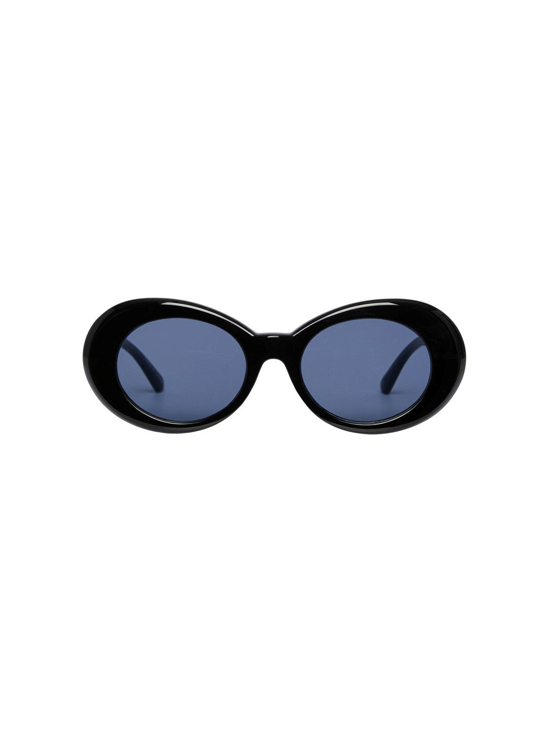 Sandra Round Sunglasses (Black)