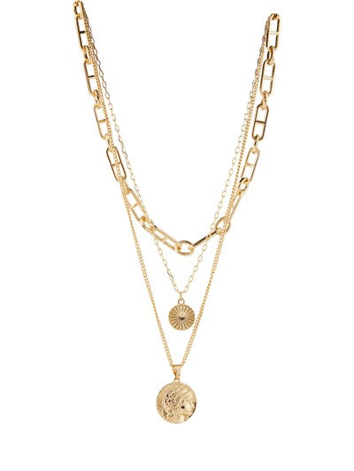 Nitta Combi Necklace (Gold)