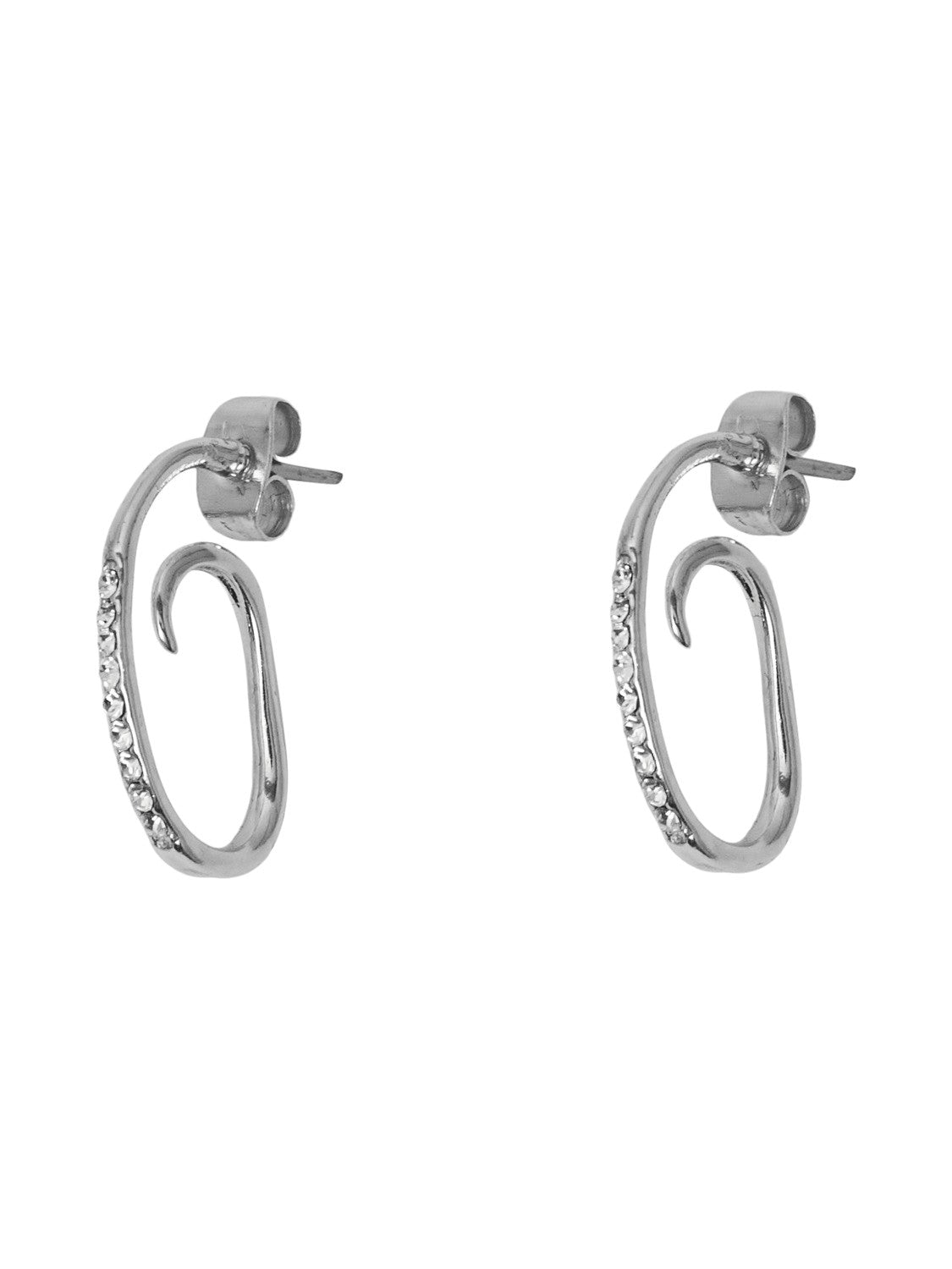 Mulle Hoop Earrings (Silver)
