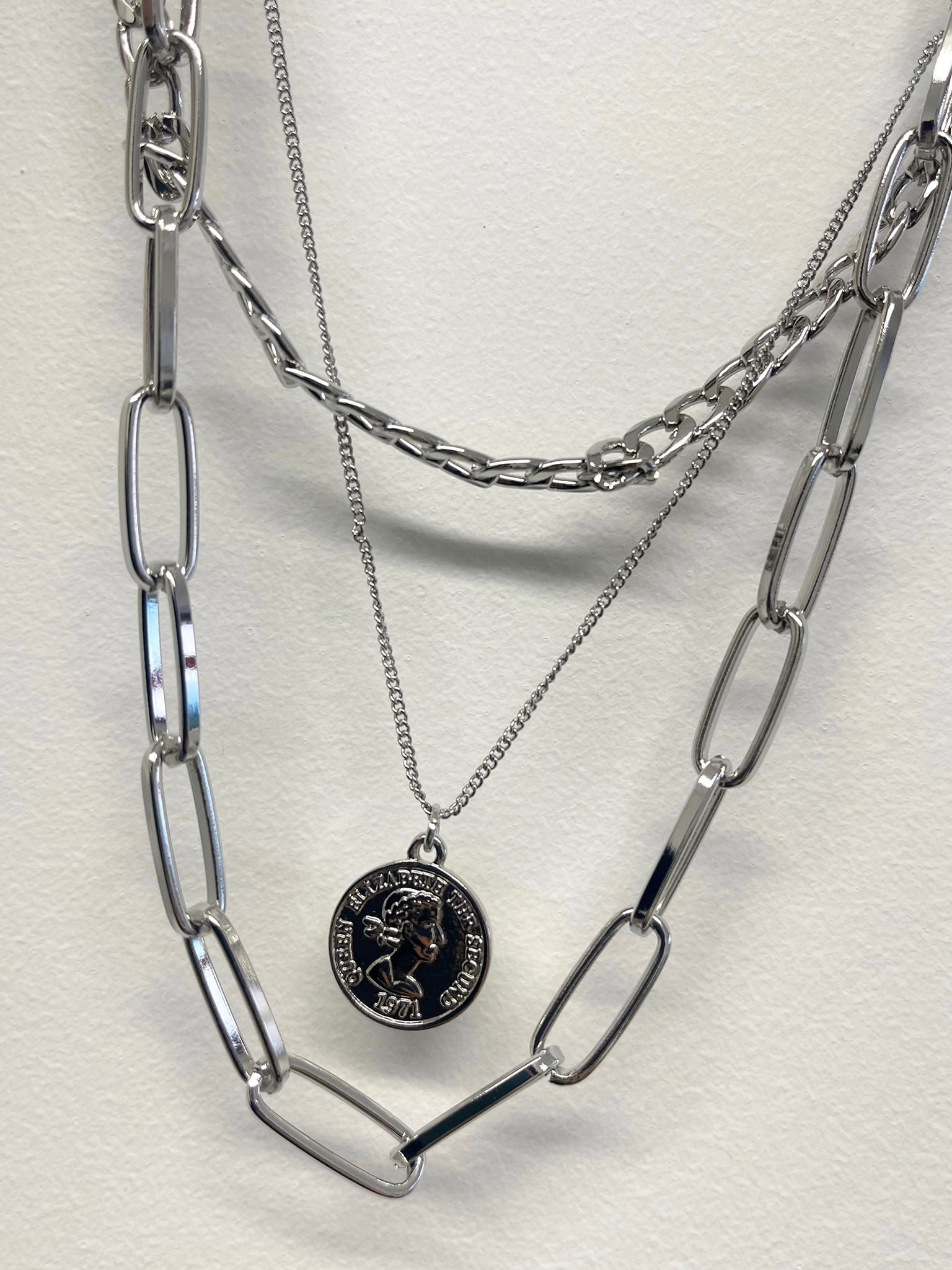 Mehia Combi Necklace (Silver)