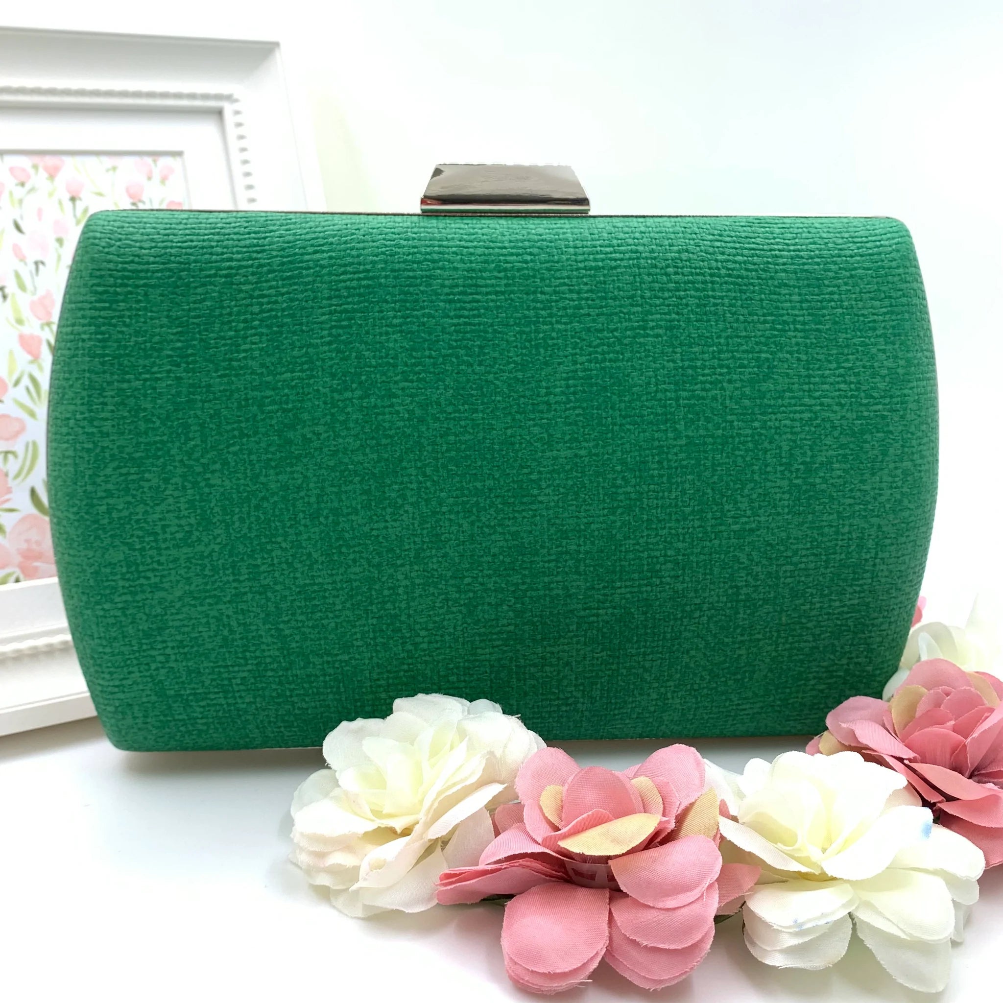 Dark green 2025 clutch bag