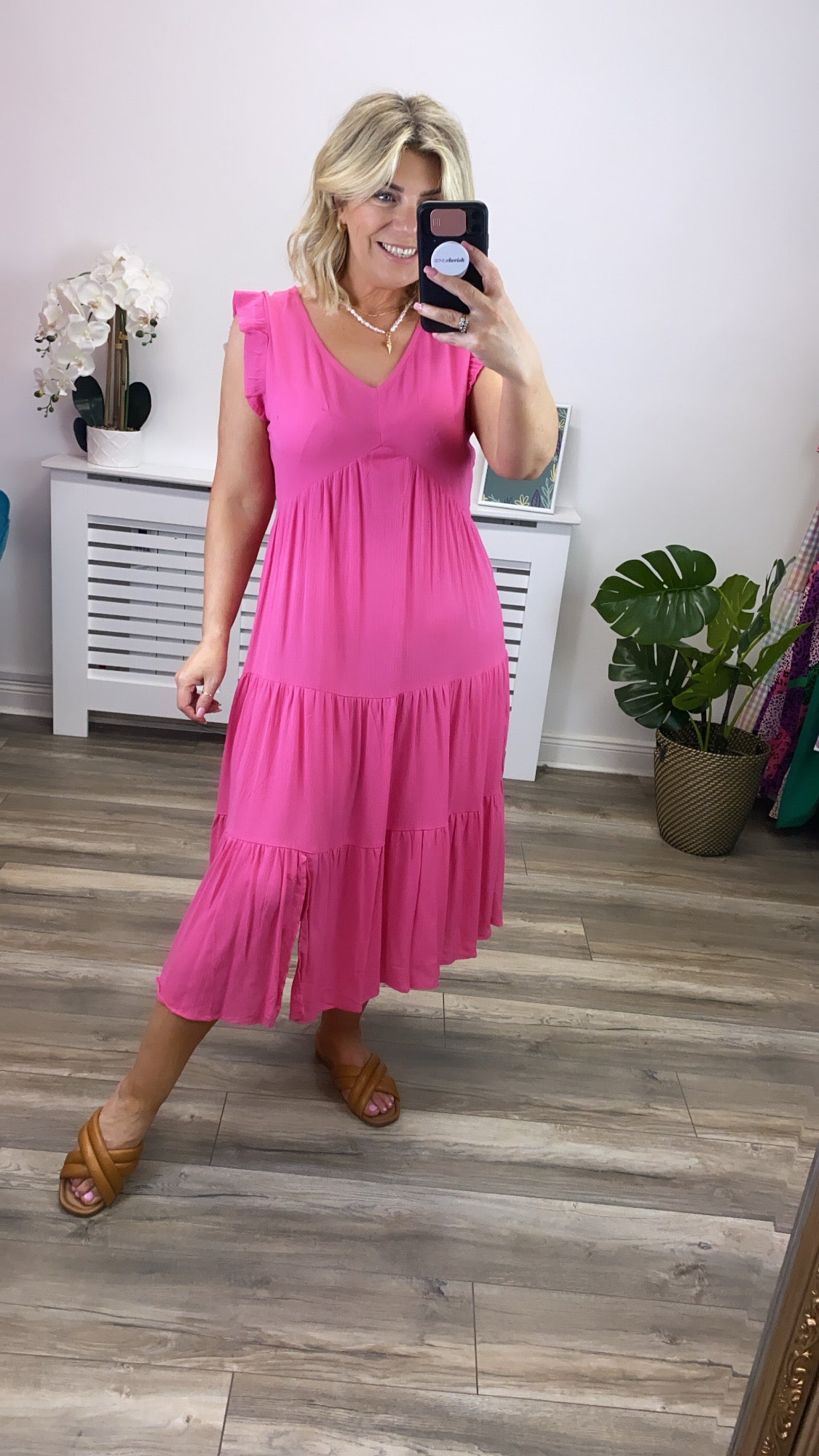 Marro Dress (Shocking Pink)