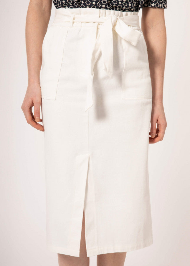 Essone Pencil Skirt (White)
