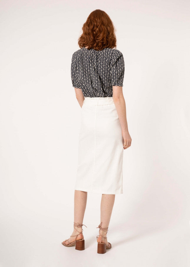 Essone Pencil Skirt (White)