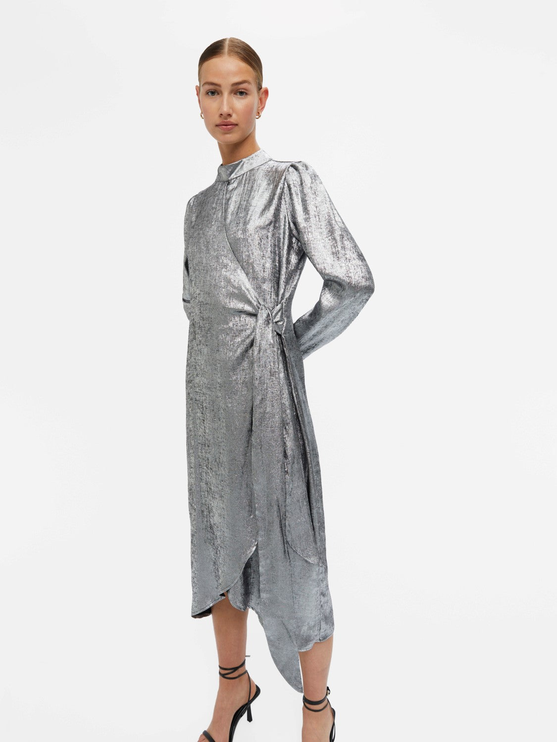 Elza Midi Dress (Silver)