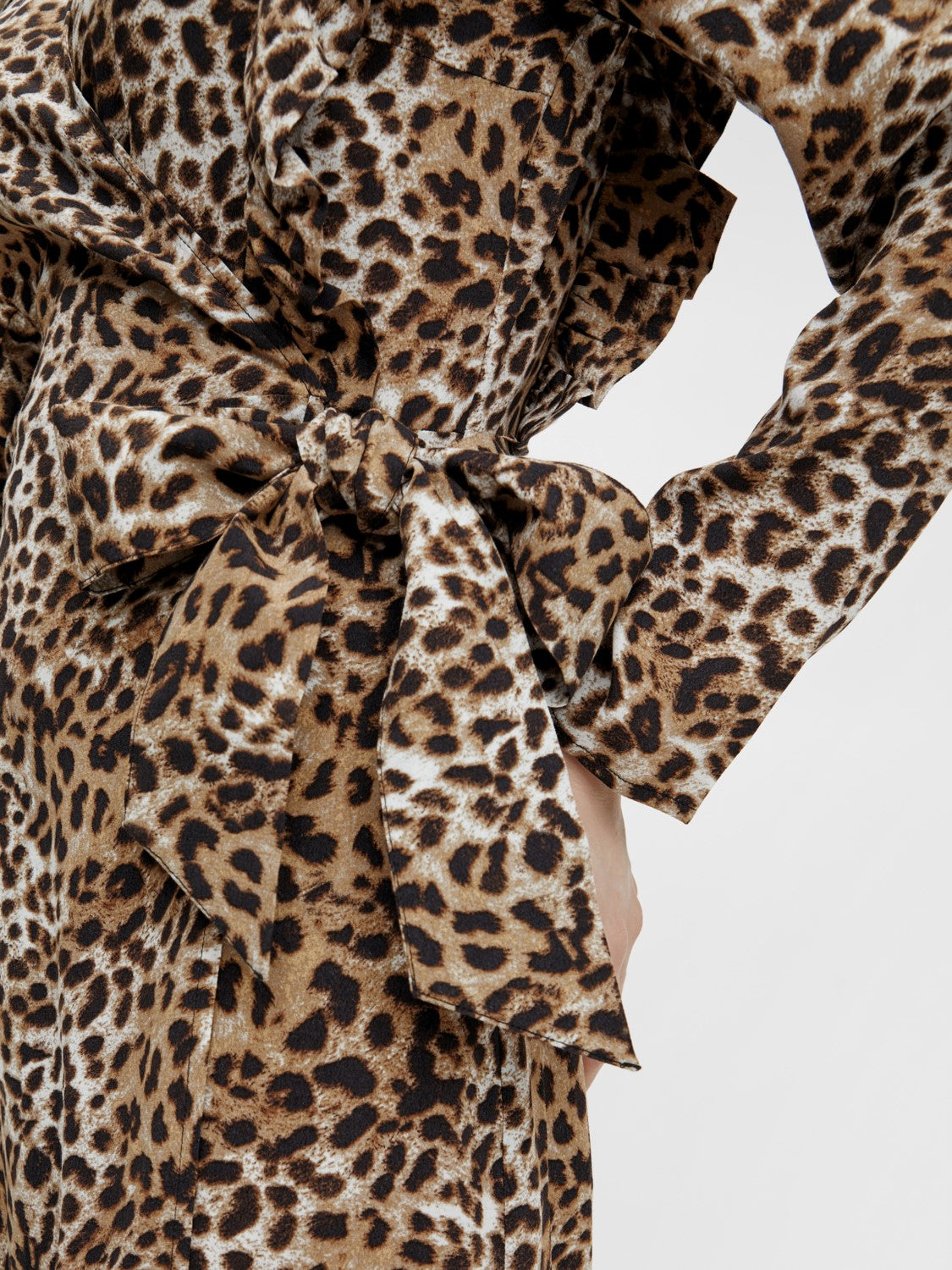 Elke Leopard Wrap Dress