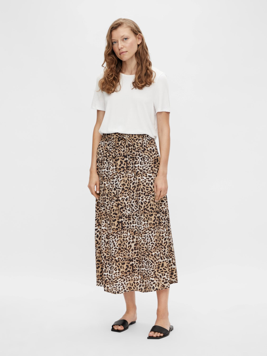Elke Leopard Skirt