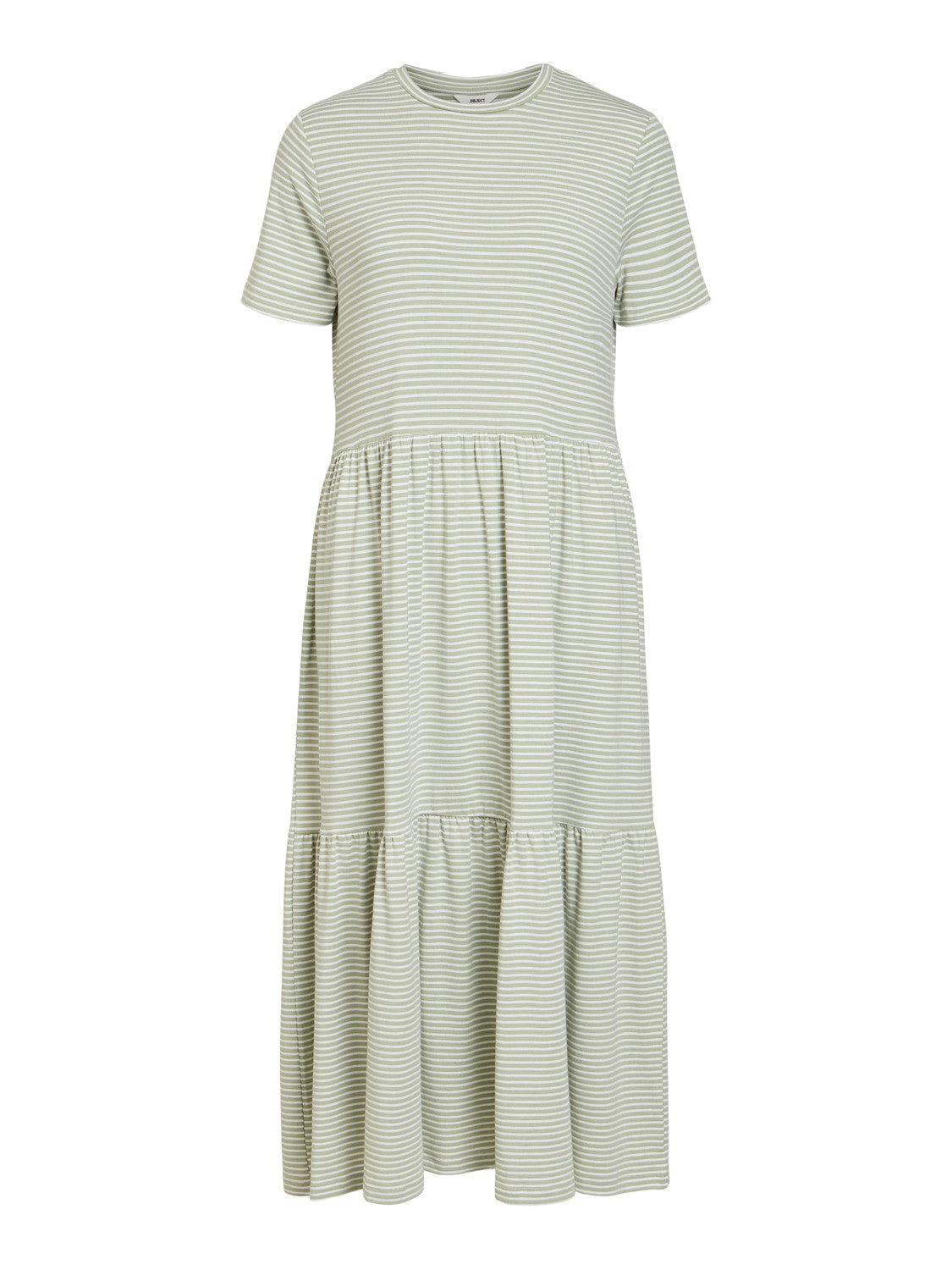 Stephanie Smock Dress (Seagrass/White)