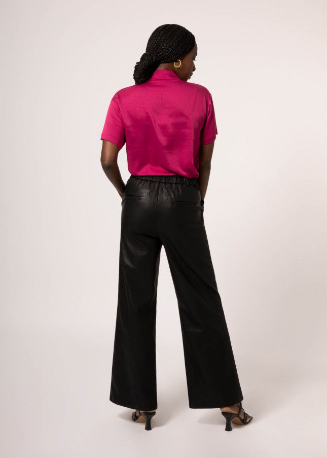 Poliana Faux Leather Trousers