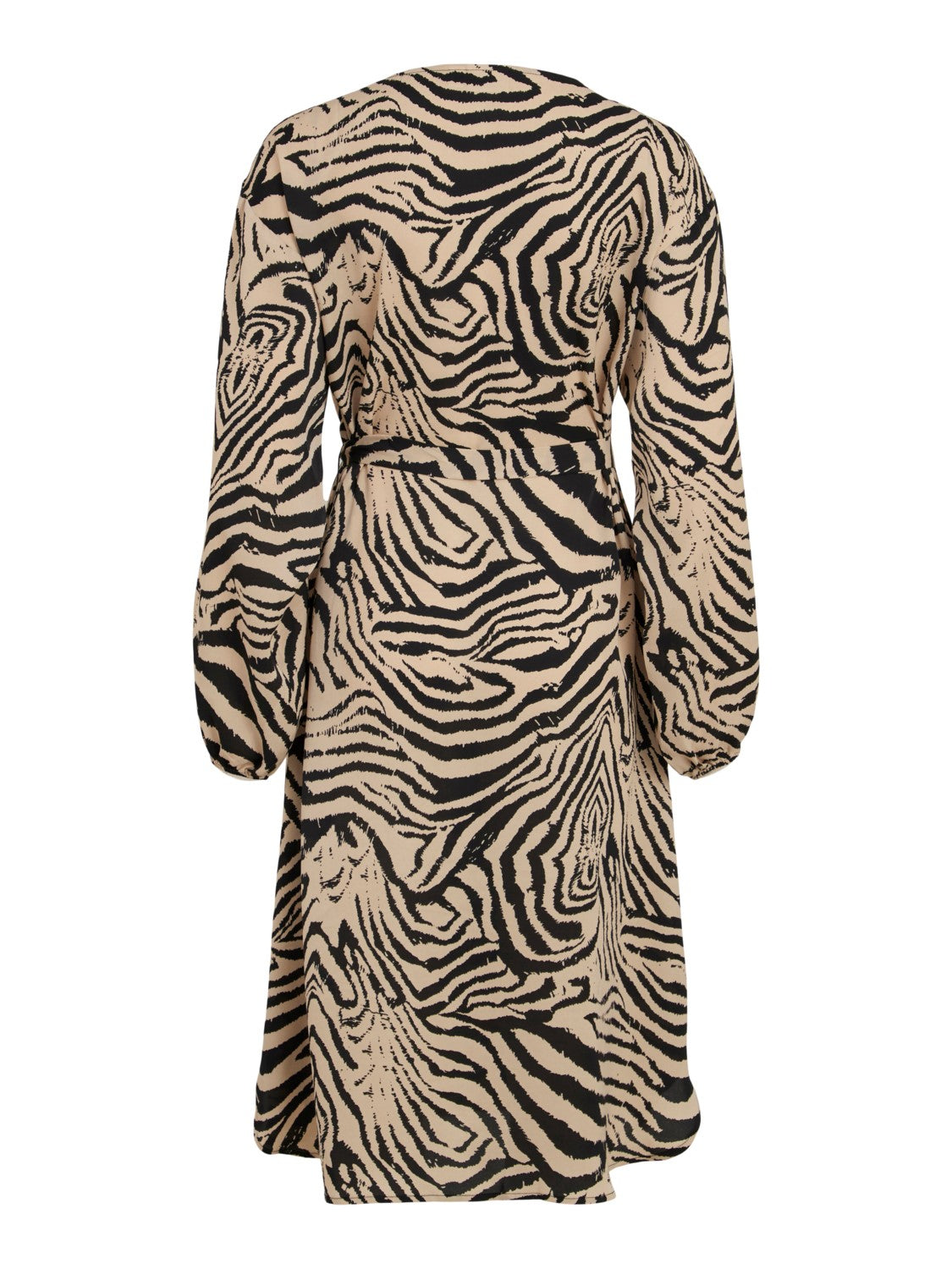 zebra print midi dress 