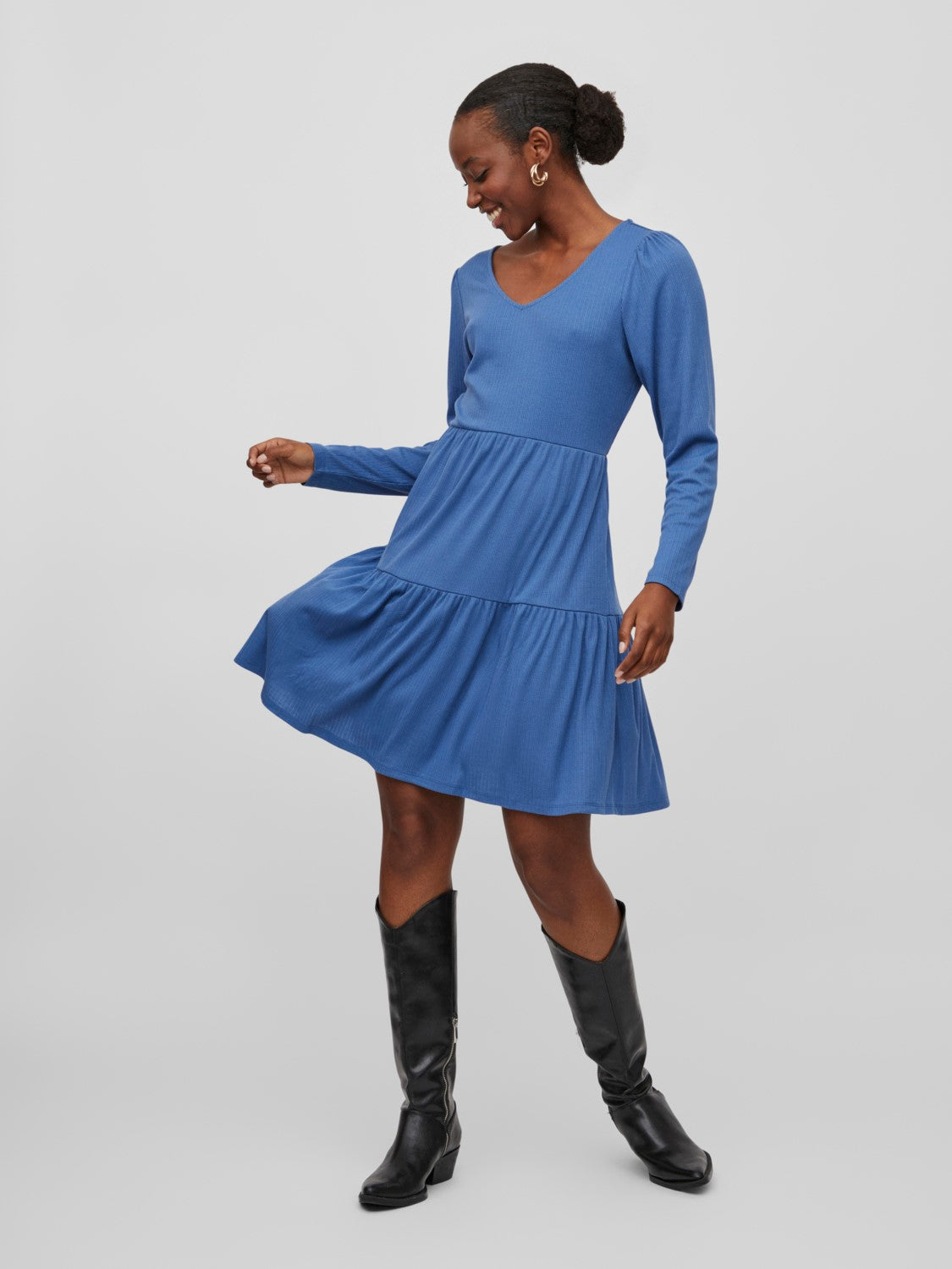 Bania Dress (Federal Blue)