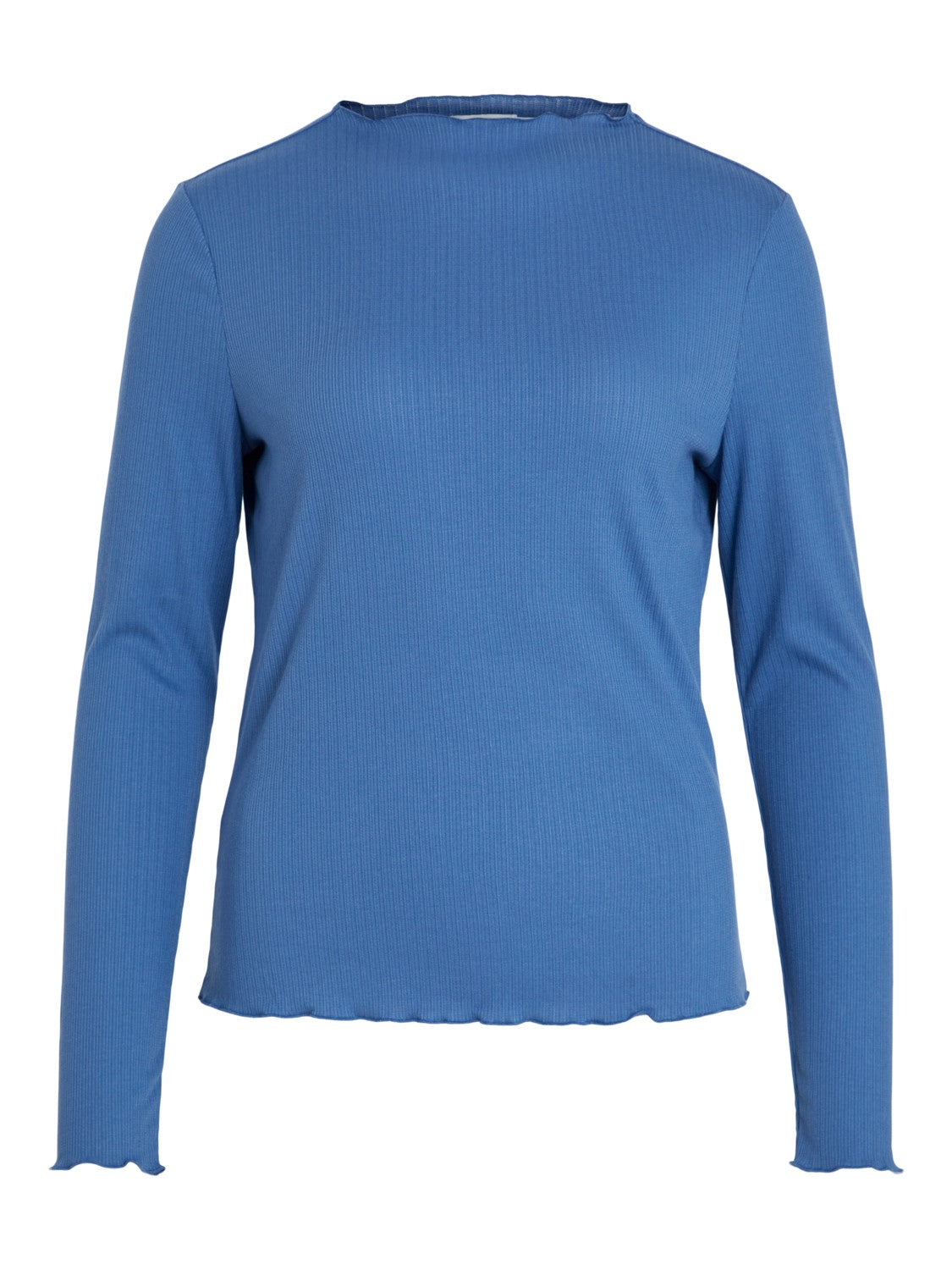 Ania Funnel Neck Top (Federal Blue)
