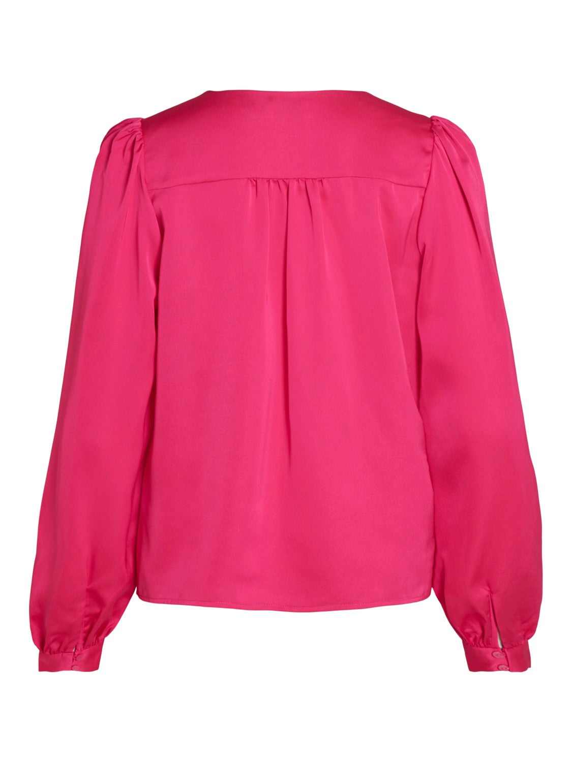 Viellette V-Neck Shirt (Pink Yarrow)