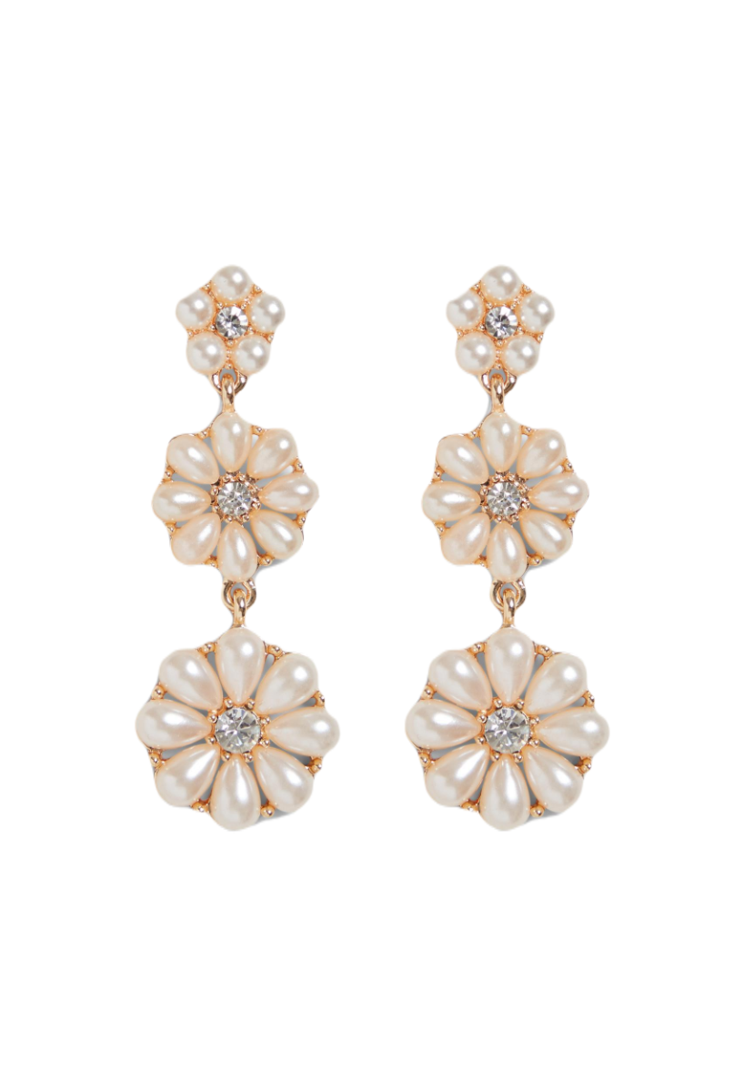 BALIR BRIDAL EARRINGS (GOLD & PEARL)
